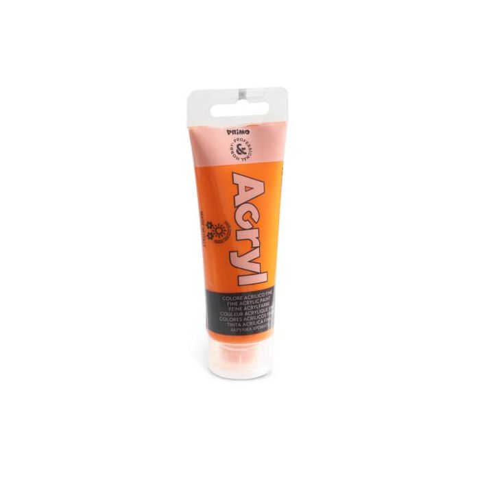 Colore acrilico Primo in bottiglia PET con tappo dosatore 75 ml arancione - 420TA75250 main product photo