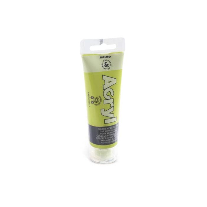 Colore acrilico Primo in bottiglia PET con tappo dosatore 75 ml verde chiaro - 420TA75600 main product photo