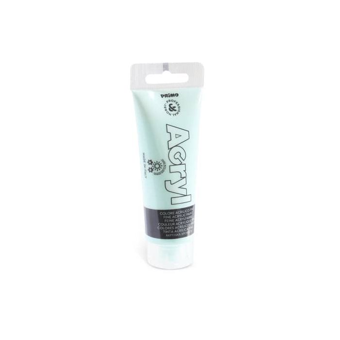 Colore acrilico Primo in bottiglia PET con tappo dosatore 75 ml verde menta - 420TA75611 main product photo