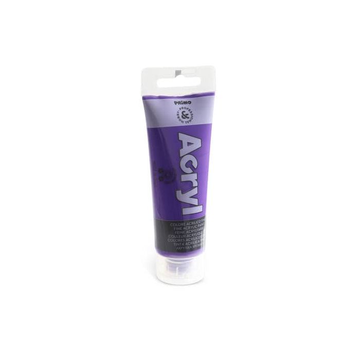 Colore acrilico Primo in bottiglia PET con tappo dosatore 75 ml viola - 420TA75400 main product photo