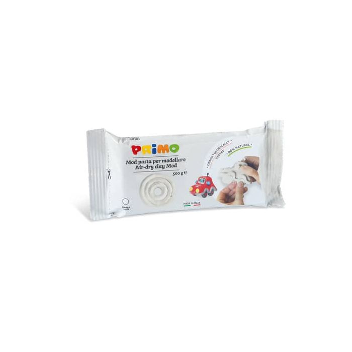 Panetto di pasta da modellare Primo 500 g bianco 285MOD500B main product photo