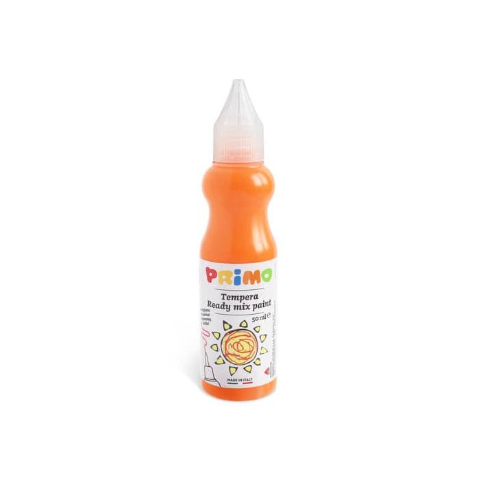 Tempera brillante Primo in bottiglia con becuccio 50 ml arancio 2001BR50250 main product photo