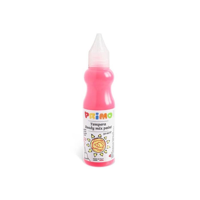 Tempera brillante Primo in bottiglia con becuccio 50 ml rosa fluo 2001BRF50370 main product photo