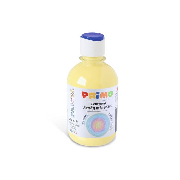 Tempera pronta pastello Primo con tappo dosatore 300 ml giallo 2002BRP300212 main product photo