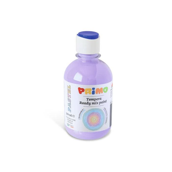 Tempera pronta pastello Primo con tappo dosatore 300 ml lilla chiaro 2002BRP300451 main product photo