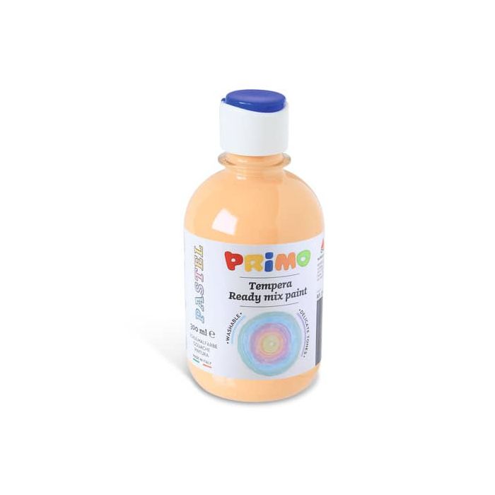 Tempera pronta pastello Primo con tappo dosatore 300 ml rosa salmone 2002BRP300334 main product photo