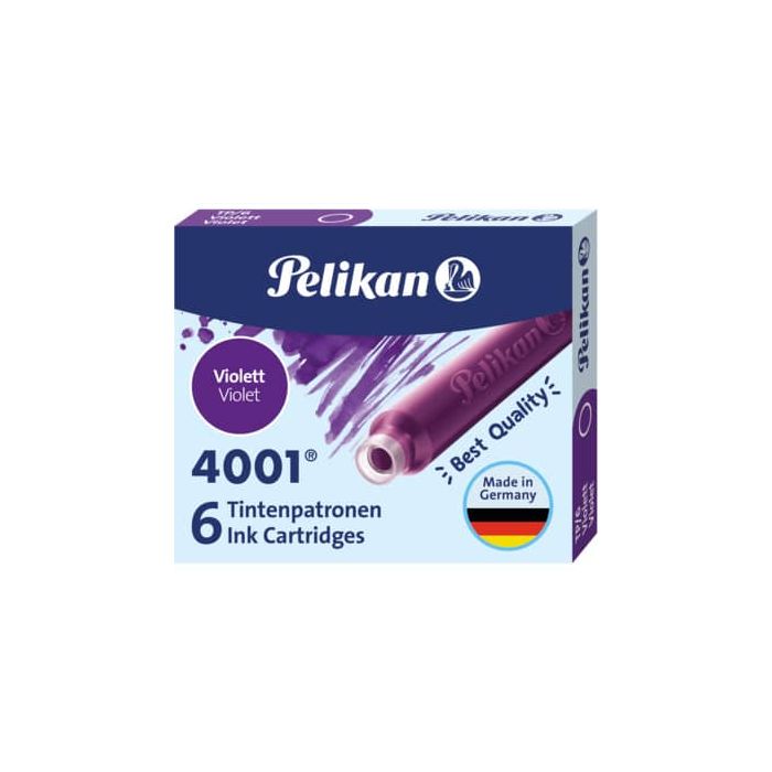 Cartuccia per stilografica Pelikan TP/6 violetto conf. da 6 violetto 301697 main product photo