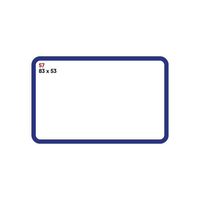 Etichette bianche permanenti Copiatabu Markin 83x53 mm X11057 main product photo