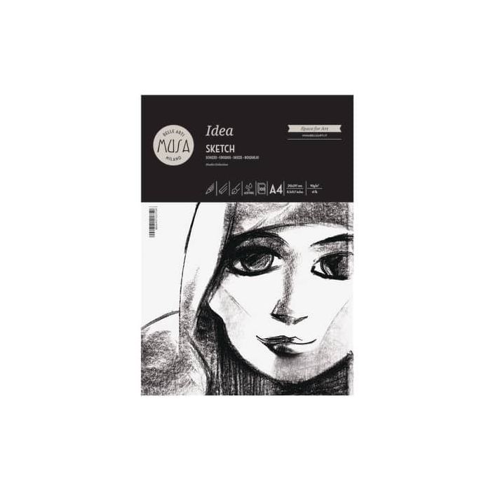 Blocco IDEA SCHIZZO CWR collato A4 - 100 ff MU123694 main product photo