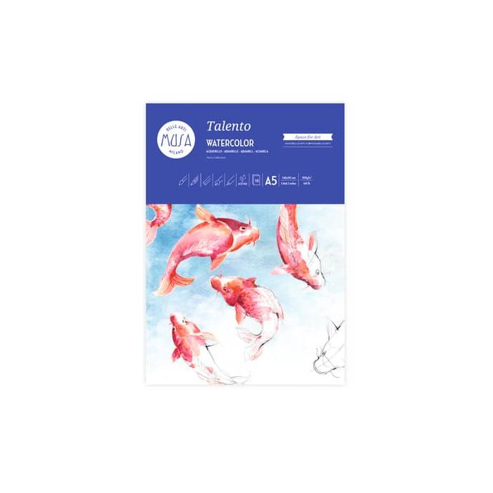 Blocco per acquerello TALENTO CWR 10 ff - 300 gr formato A5 MU131295 main product photo