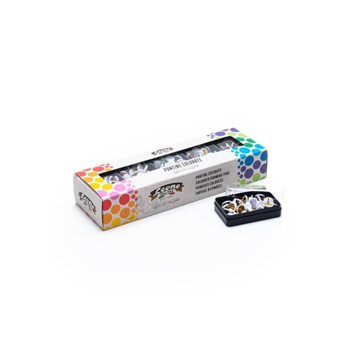 Puntine colorate Leone color bianco PP50T101 main product photo