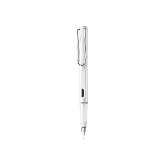 Penna Lamy Safari a punta fine inchiostro blu Whitestilo - fusto bianco 1219676 main product photo