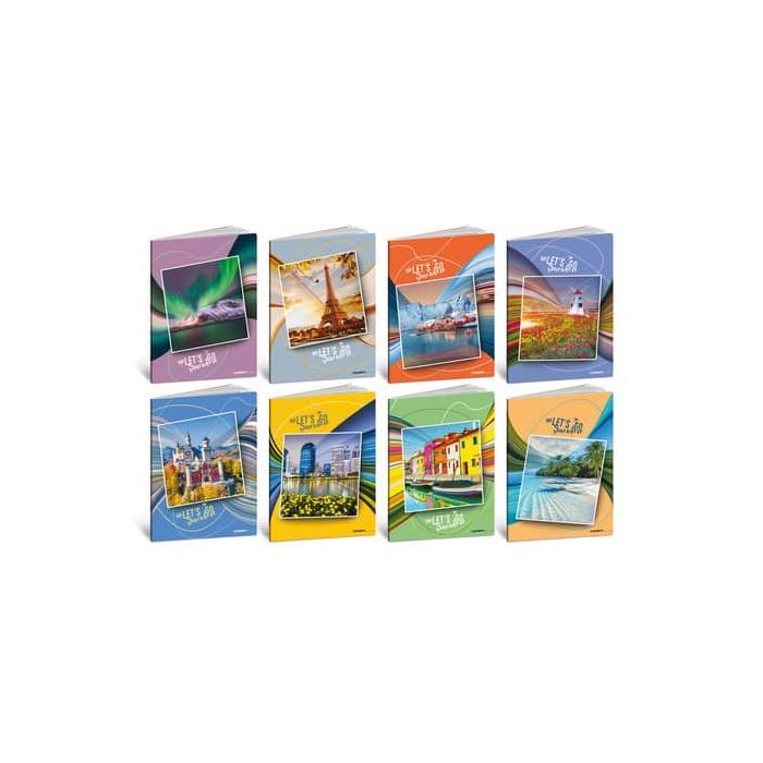 Maxi quaderni Blasetti Visual formato A4 carta 80 g conf. 10 pezzi rigatura 4 f - 8594 main product photo