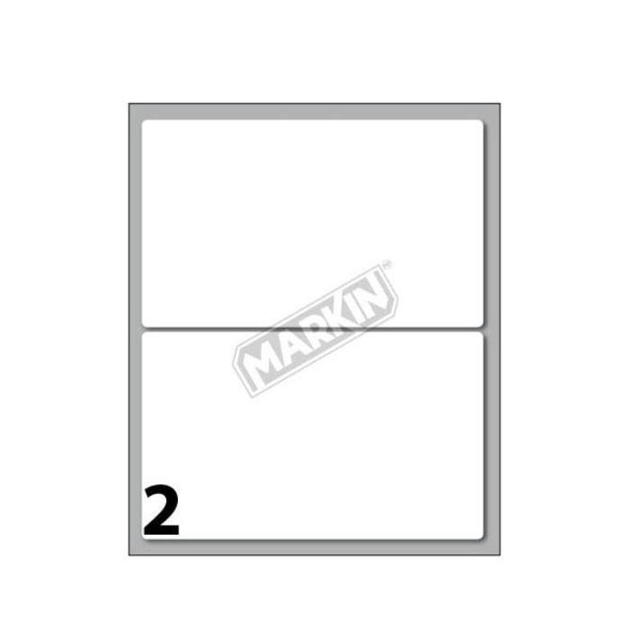 Etichette bianche permanenti Markin Copiatabu 115x70 mm - conf. 10 blister da 10 ff - X11053 main product photo