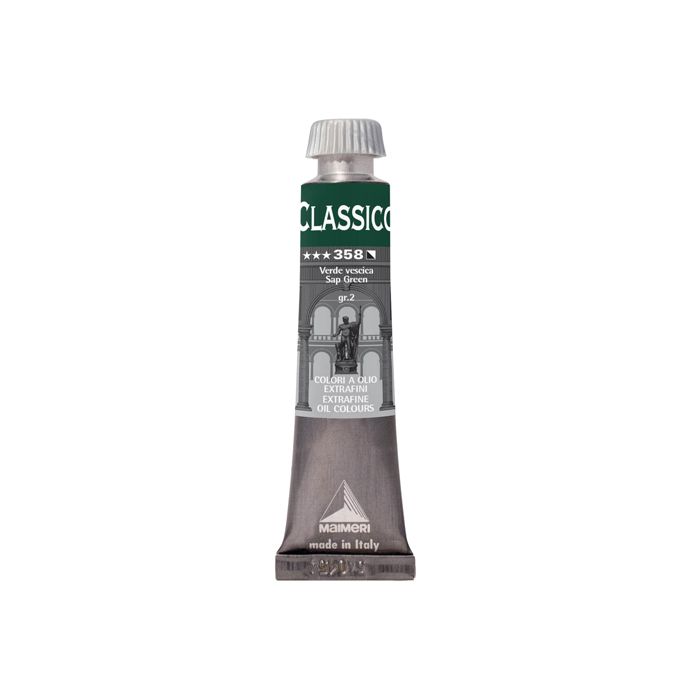 Colore a olio Maimeri extrafine in tubetto 20 ml verde vescica - M0302358 main product photo