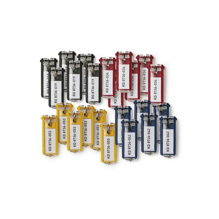 Portachiavi Durable Key Clip conf. 24 pz colori assortiti 1949-27 main product photo