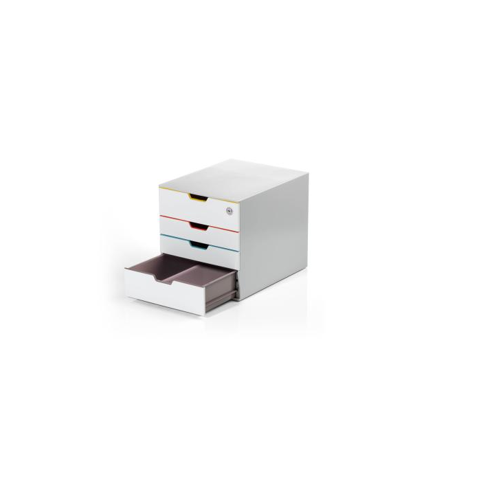 Cassettiera Durable Varicolor® con serratura grigia 280x292x356 mm MIX 4 SAFE - 7626-27 main product photo