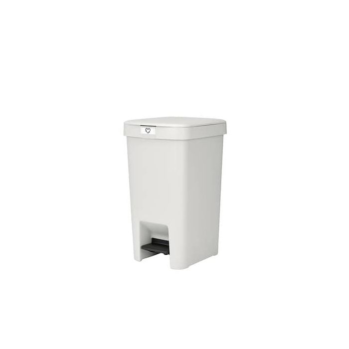 Pattumiera a pedale Brabantia StepUp per raccolta differenziata - capacità 16 L - light grey - 800221 main product photo