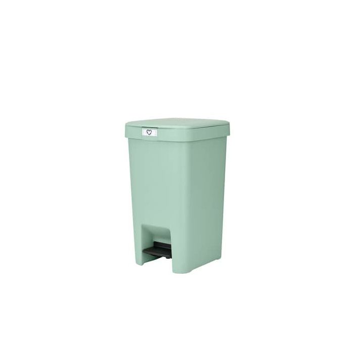 Pattumiera a pedale Brabantia StepUp per raccolta differenziata - capacità 16 L - jade green - 800320 main product photo