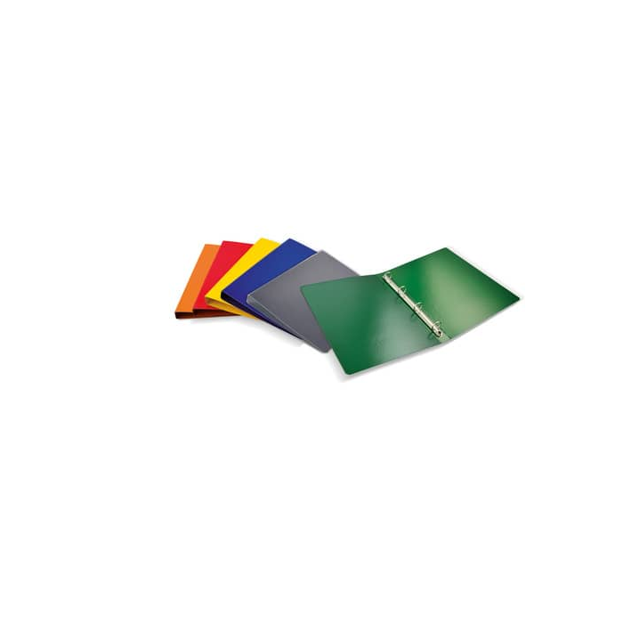 Raccoglitore Euro-Cart 4 anelli tondi Ø 25 mm verde - FMCXCA04VE main product photo