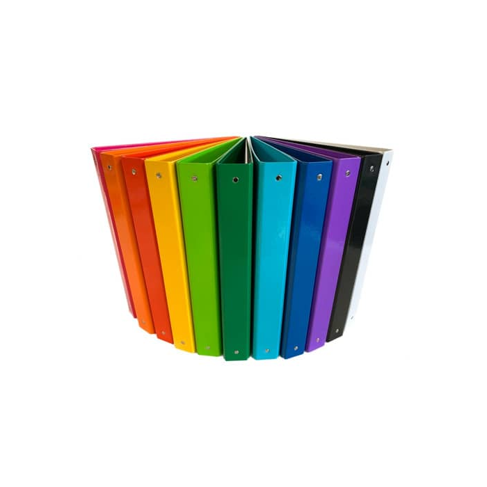 Raccoglitore Euro-cart Iris A4 dorso 4 cm - 4 anelli tondi 30 mm viola - CPCL4-30VI main product photo