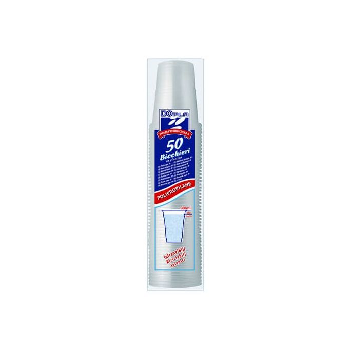 Bicchieri in PP Dopla Professional trasparente 520 ml - conf. 50 pz 22605 main product photo