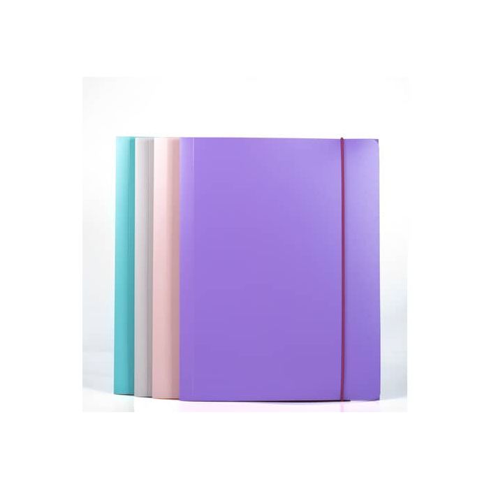Cartelline a 3 lembi Fellowes ViceVersa A4 25,5 x 35,5 cm conf. da 4 colori assortiti - 100041254 main product photo