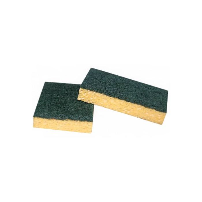 Spugne in cellulosa forte e abrasiva Pippo conf. 2 pz 11x7x H.2 cm NP1820 main product photo
