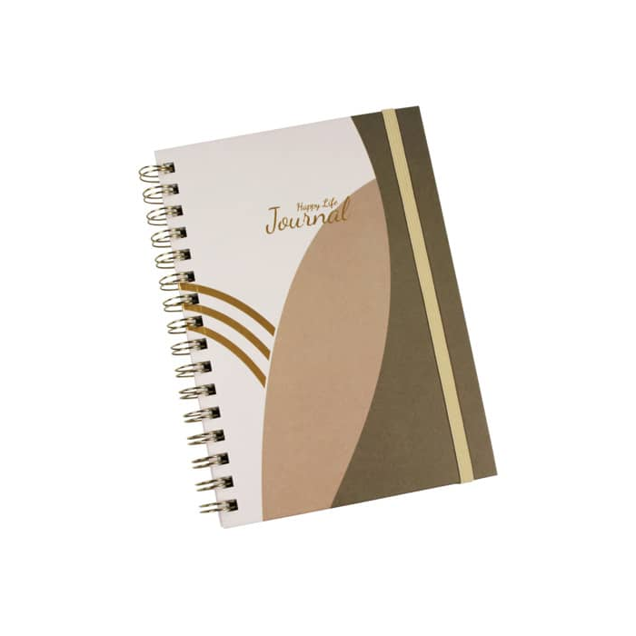 Quaderno a spirale A5 Donau Happy Life 100 fogli 80g/m² verde 330362011 main product photo