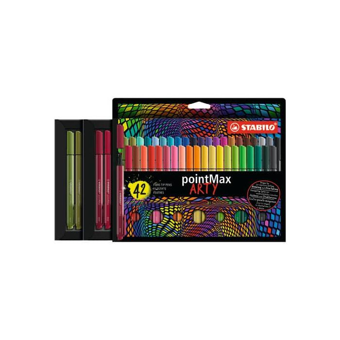 Stabilo Point Max fineliner - conf. 42 colori assortiti 488/42-1-20 main product photo