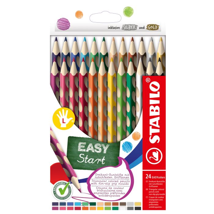 Display Stabilo Easycolors per mancini - 24 pezzi - colori assortiti 331/24 main product photo