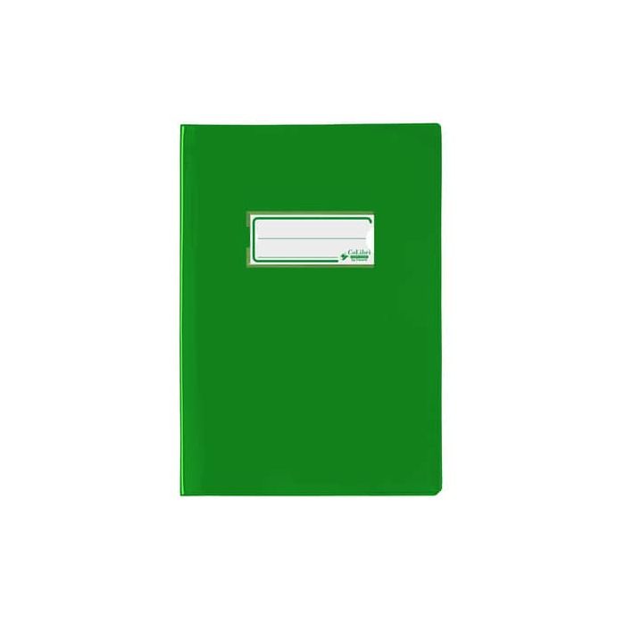 Copriquaderno A5 Favorit con portanome e salva angoli - laccato - PE180 - conf. da 24 - verde chiaro - 400184677 main product photo