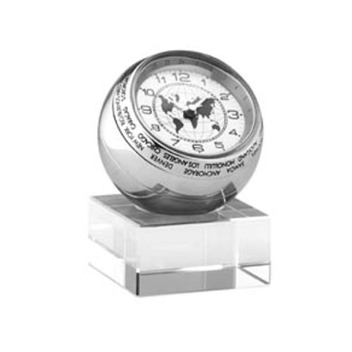 Orologio da tavolo Mondiale metal/silver - Addex design main product photo