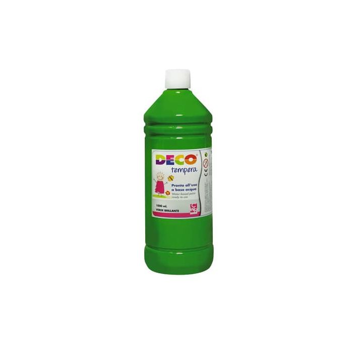 Tempera CWR Deco in flacone da 1000 ml verde brillante 08808/14 main product photo
