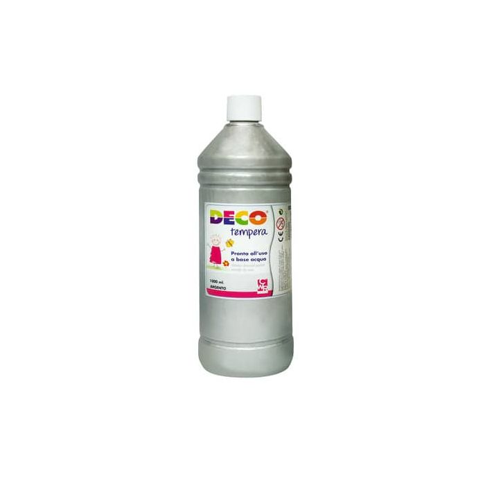 Tempera Deco Deco in flacone da 1000 ml argento 08808/41 main product photo