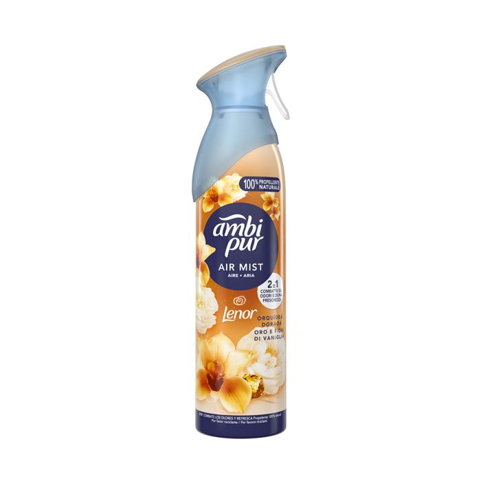Spray per ambienti Ambi Pur Air Effects 185 ml oro e fiori di vaniglia AH108 main product photo