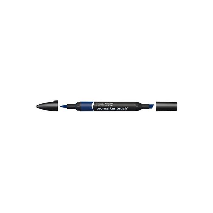 Pennarelli doppia punta Winsor&Newton brush indigo blue - 0204169 main product photo
