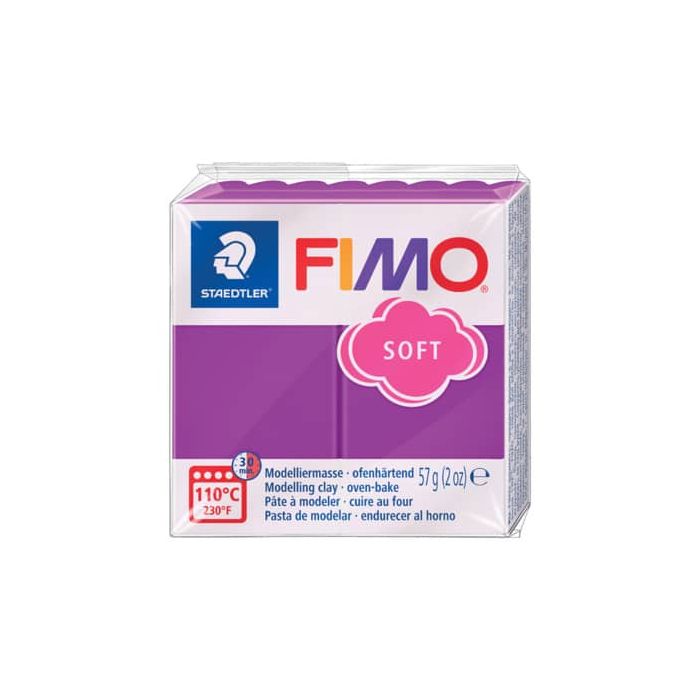 Pasta modellabile Staedtler FIMO® soft 57 g porpora - 8020-61 main product photo