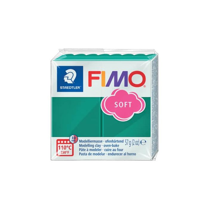 Pasta modellabile Staedtler FIMO® soft 57 g smeraldo - 8020-56 main product photo