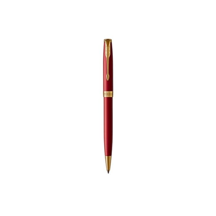 Penna a sfera Parker Sonnet Red Lacquer GT punta M inchiostro nero Parker Red GT 1931476 main product photo