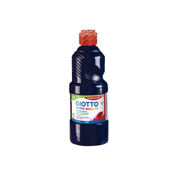Tempera pronta Giotto Extra Quality in flacone 500 ml nero F53282400 main product photo