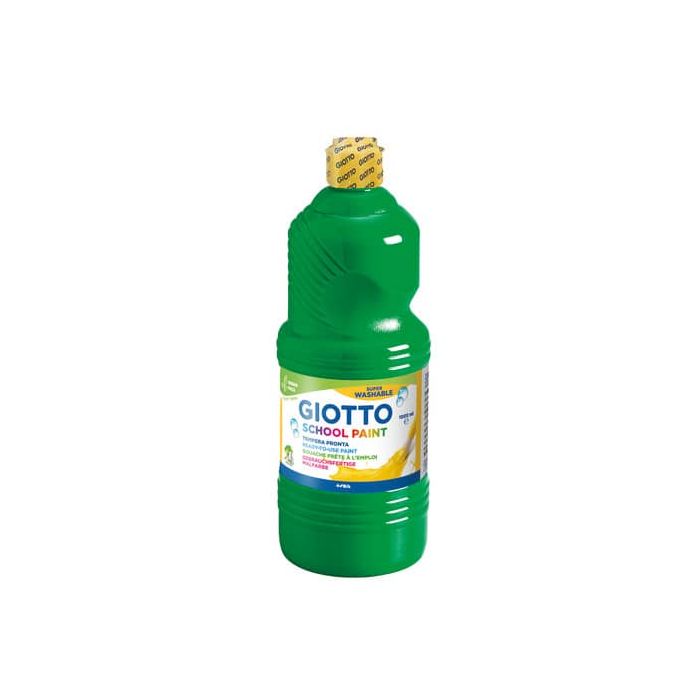 Tempera pronta Giotto School Paint in flacone 1 L verde F535512 main product photo