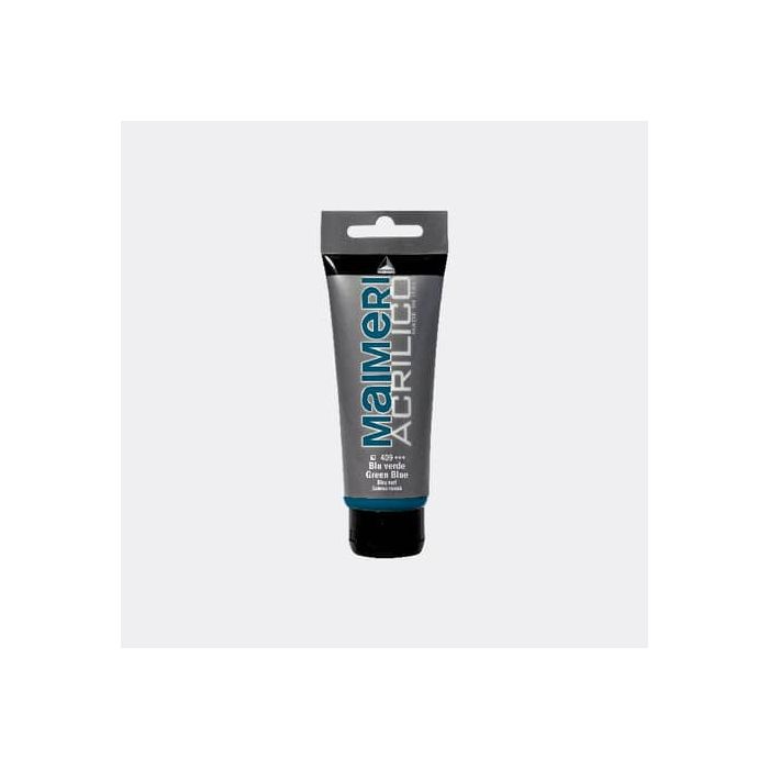 Colore acrilico Maimeri in tubetto 75 ml blu verde - M0916409 main product photo