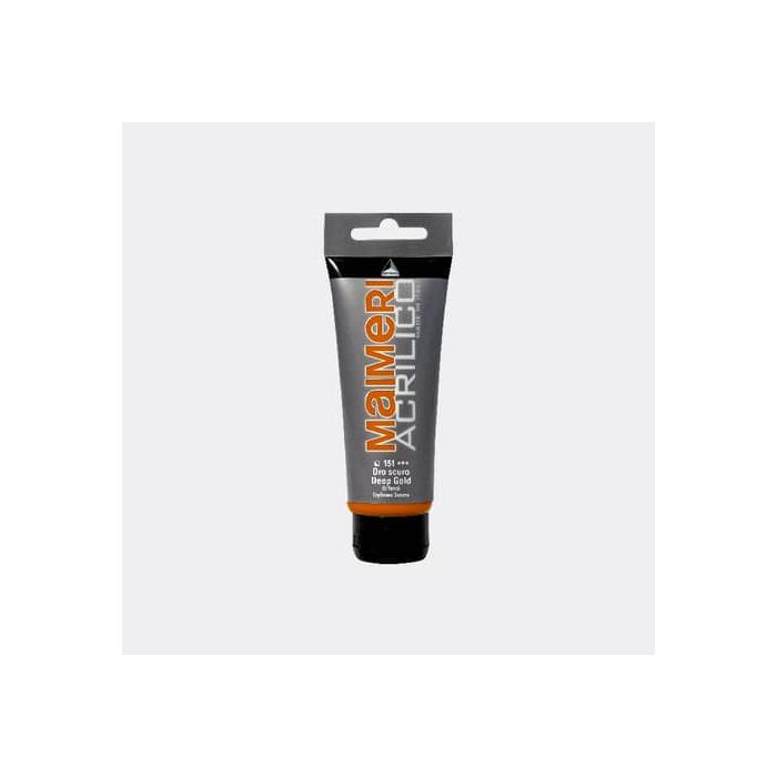 Colore acrilico Maimeri in tubetto 75 ml ocra scuro - M0916151 main product photo