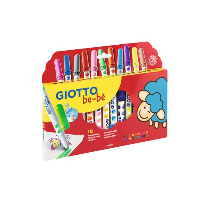 Pennarelli Giotto Bebè conf. 18 colori assortiti F478300 main product photo