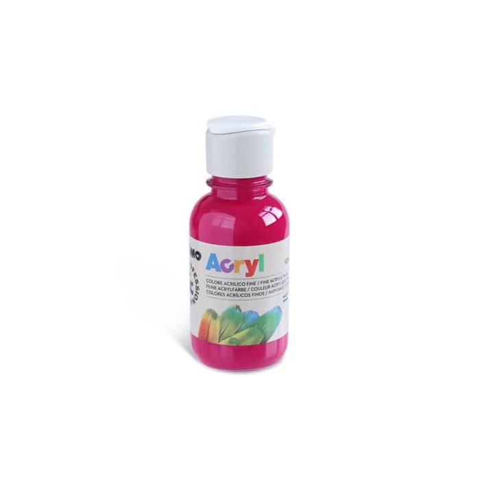 Colore acrilico Primo in bottiglia PET con tappo dosatore 125 ml magenta 402TA125301 main product photo
