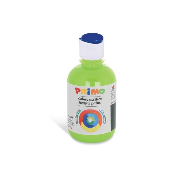 Colore acrilico Primo in bottiglia con tappo dosatore 300 ml verde 400TA300600 main product photo