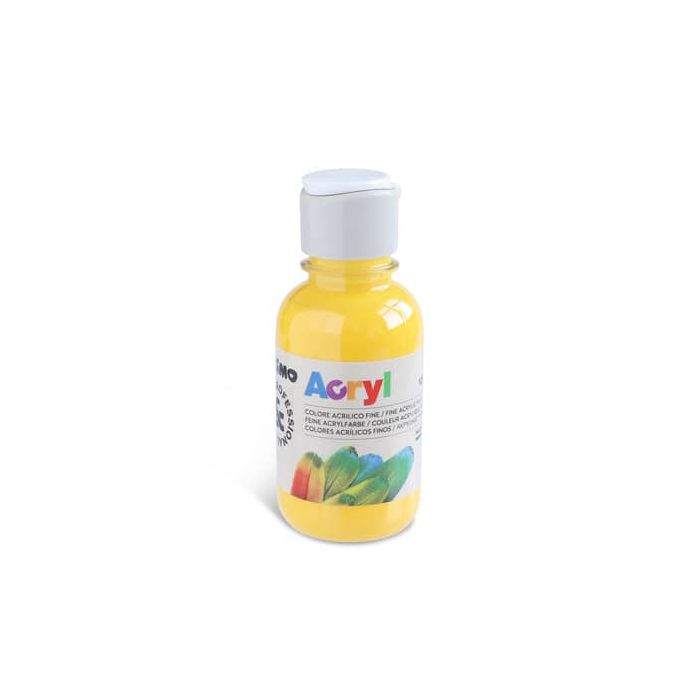 Colore acrilico Primo in bottiglia PET con tappo dosatore 125 ml giallo oro - 402TA125220 main product photo