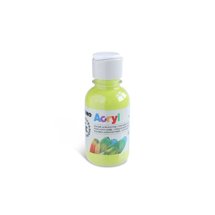 Colore acrilico Primo in bottiglia PET con tappo dosatore 125 ml verde chiaro - 402TA125600 main product photo