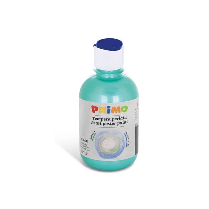 Tempera perlata in bottiglia Primo 300 ml verde brillante 234TP300610 main product photo